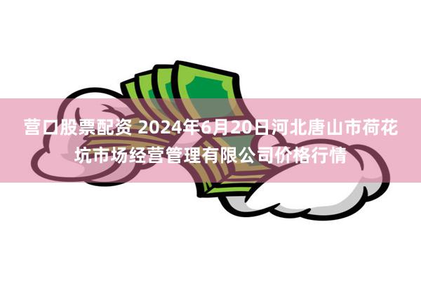 营口股票配资 2024年6月20日河北唐山市荷花坑市场经营管理有限公司价格行情