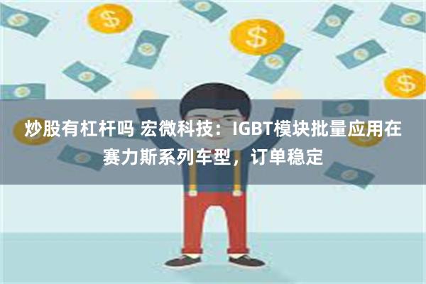 炒股有杠杆吗 宏微科技：IGBT模块批量应用在赛力斯系列车型，订单稳定