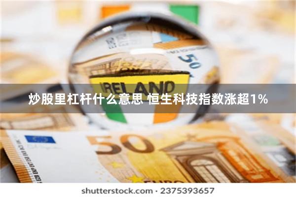 炒股里杠杆什么意思 恒生科技指数涨超1%